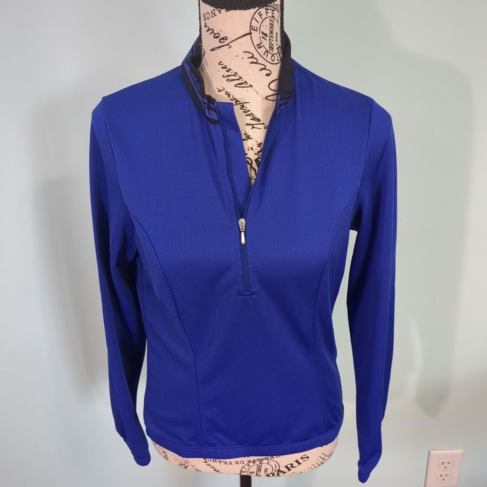 Sugoi Womens Top small Blue Jersey Cycling Top